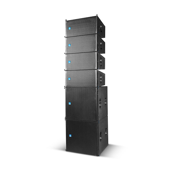 DLA410 مكبر صوت بمجموعة كاملة 2x10 بوصة 500 وات